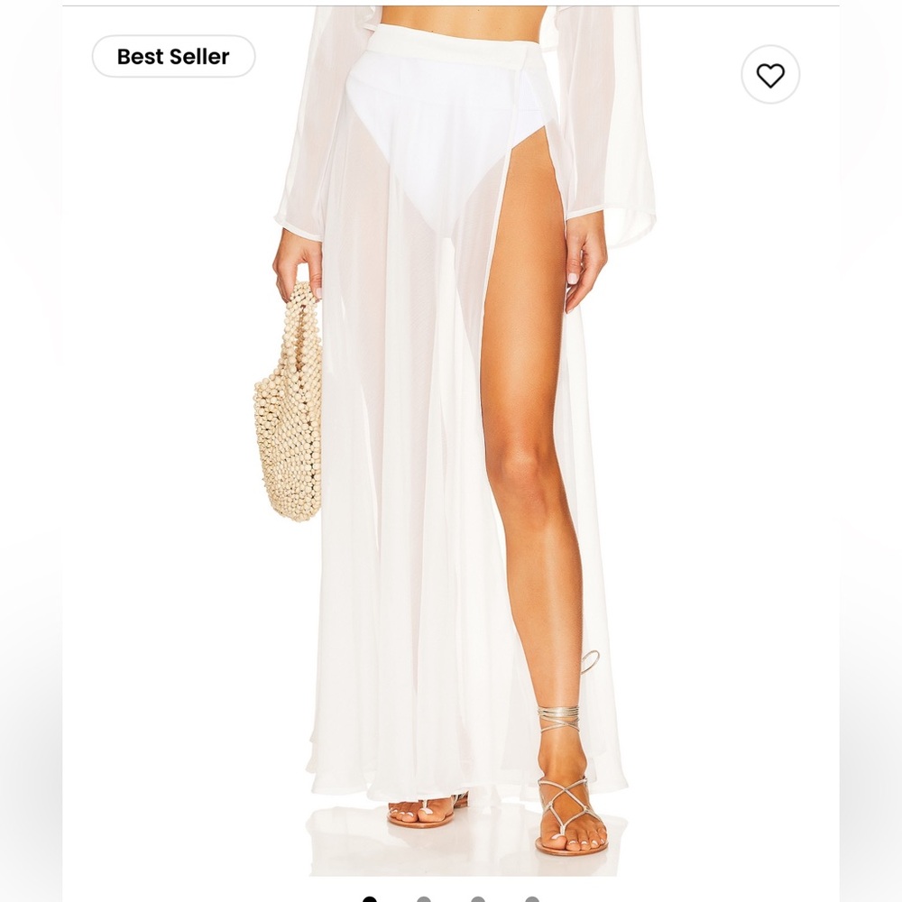 Shani Shemer Alaia Skirt in Cream worn once